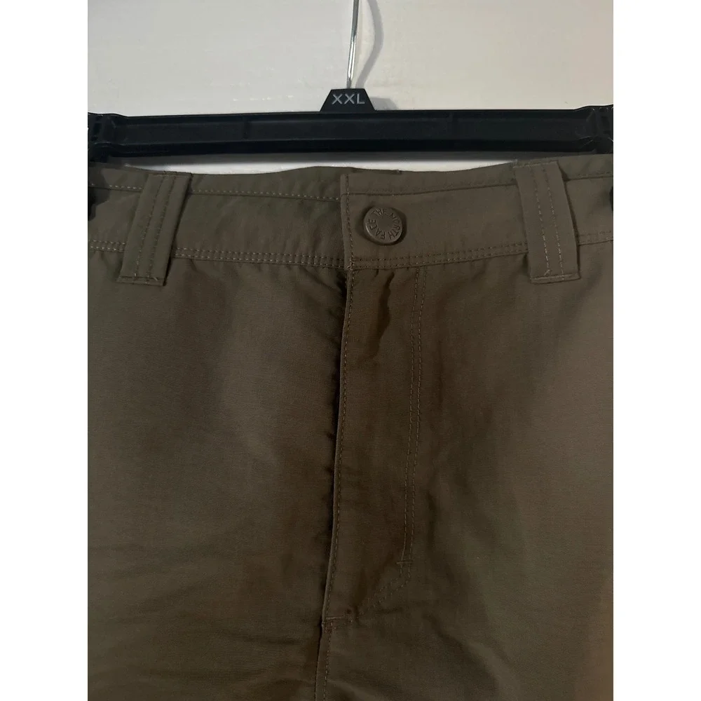 The North Face Mens Cargo Shorts Olive Green Hiking Utility Outdoor 9 Inseam